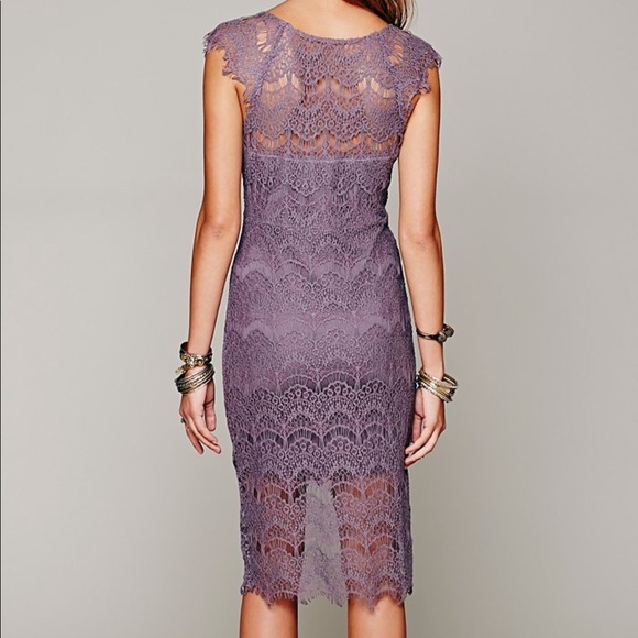 XS Free People bodycon lace dress - Picture 4 of 5